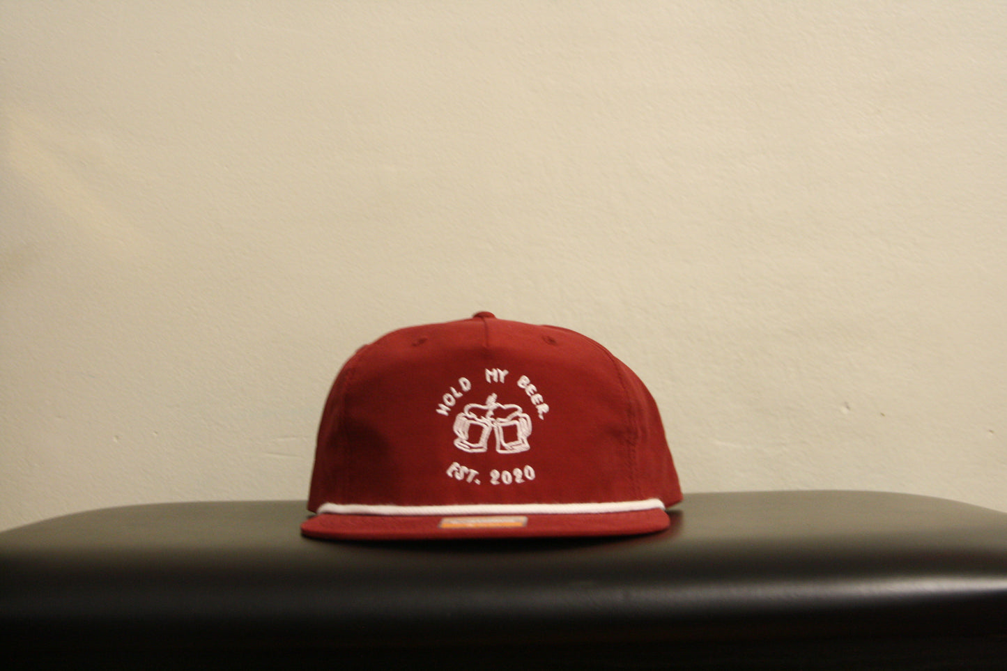 Maroon Rope Flat Hat