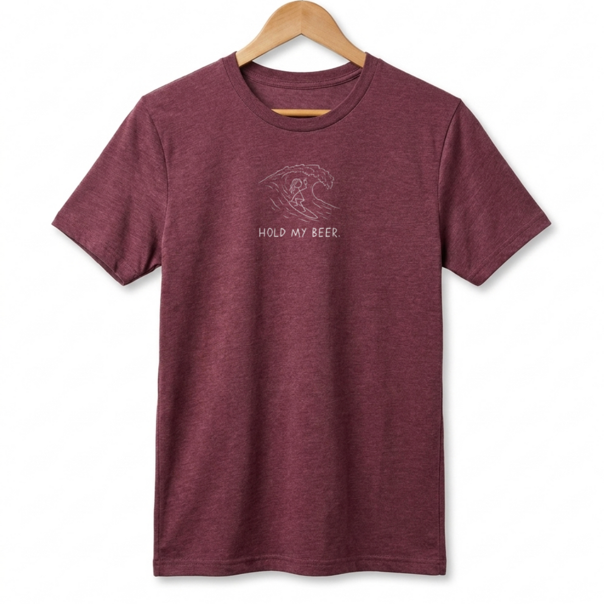 Surfer Gal Simple T-Shirt