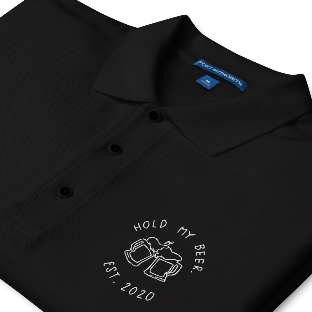 Black HMB Logo Polo