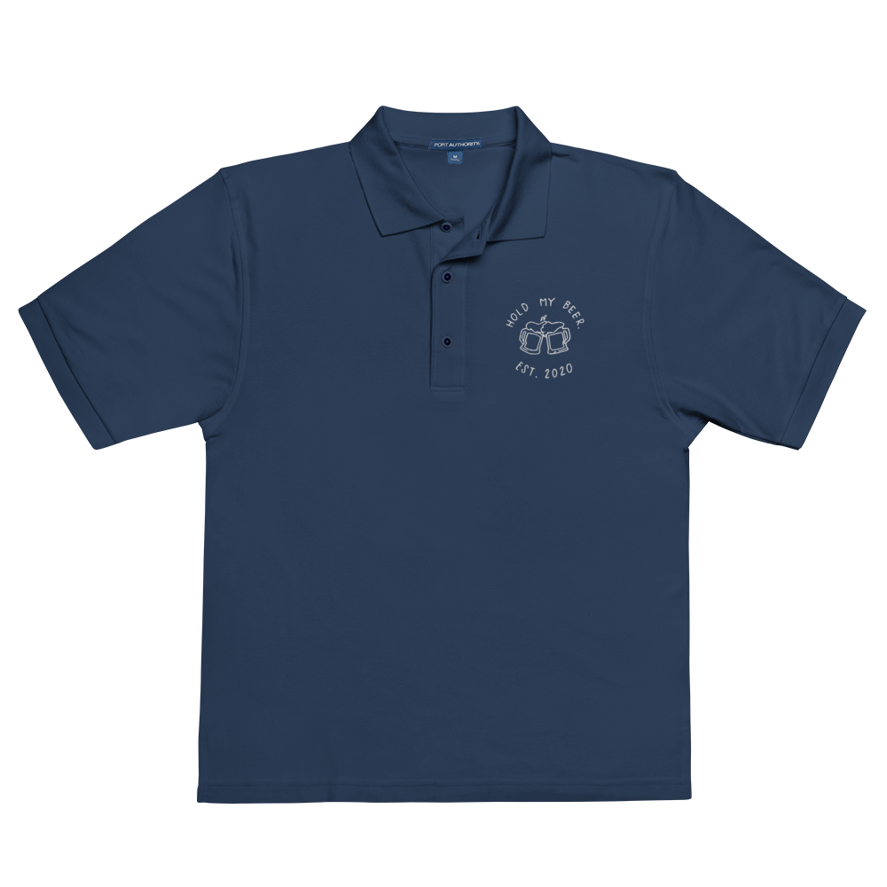 Navy HMB Logo Polo