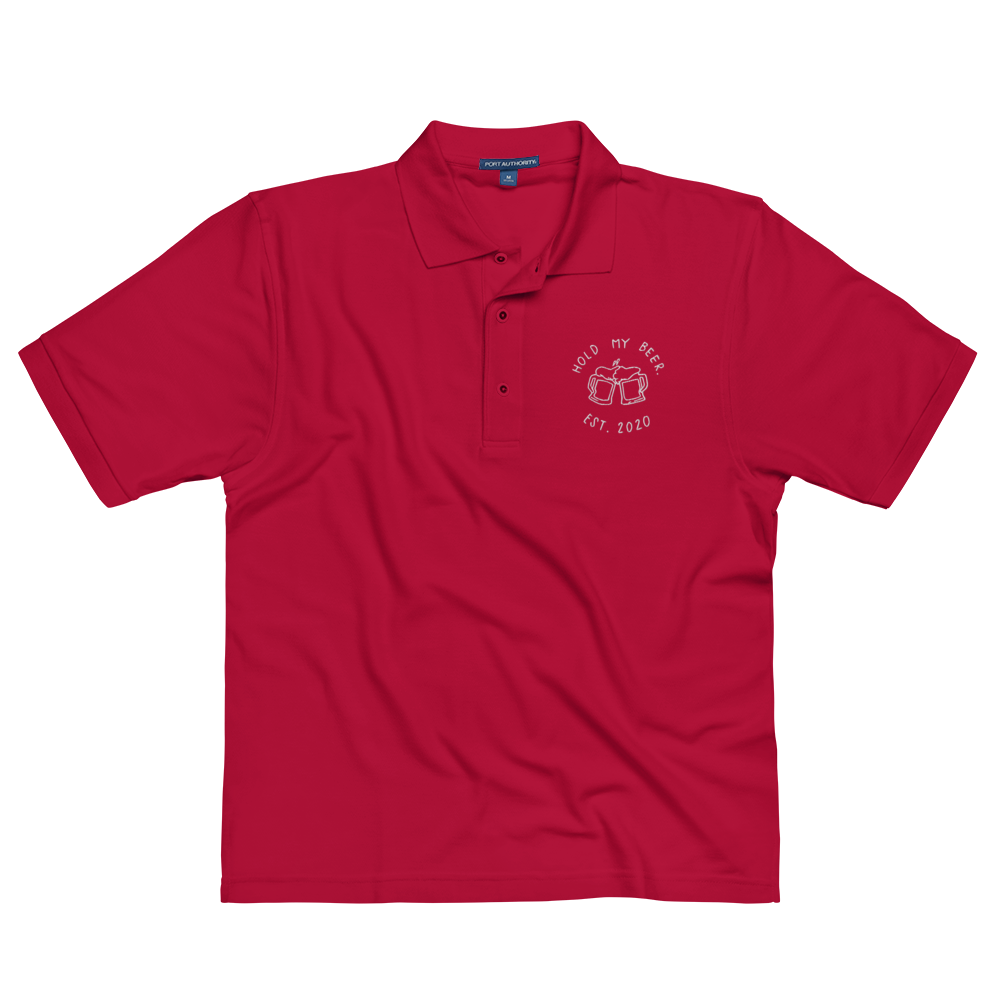 Red HMB Logo Polo