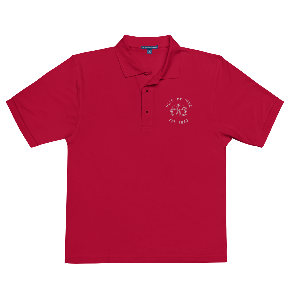 Red HMB Logo Polo